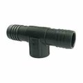 Boshart Industries Tee Pp 3/4x3/4x1/2in Poly Blk UPVCFRT070705